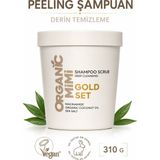 Peeling Şampuan Hindistan Cevizi & Deniz Tuzu, Arındırıcı Şampuan ve Saç Peelingi, 310 G