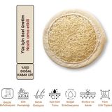 Peeling Yüz Kabak Lifi, Banyo Yüz Kesesi, %100 Doğal, Kadın ve Erkekler için 1 Adet