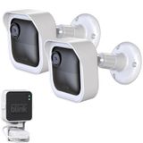 Pefecon Blink Outdoor 4 (4. Nesil) Kamera Montajı, Hava Koşullarına Dayanıklı Koruyucu Muhafaza ve Senkronizasyon Modülü ile 360 Derece Ayarlanabilir Montaj 2 Yanıp Sönen Dış Mekan Güvenlik Kamera Sistemi