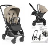 Peg Perego City Loop Travel Sistem Bebek Arabası Vanilla Blend - Bej