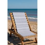 Pega Sultan Peştamal 90X170 Cm %100 Koton Açık Gri Plaj Havlusu