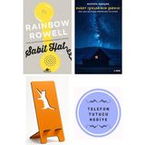 Pegasus Sabit Hat - Rainbow Rowell + Kuzey Işıklarının Şarkısı + Telefon Tutucu
