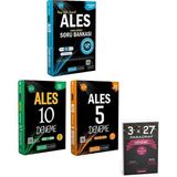 Pegem 2025 Ales Soru Bankası + 10+5 Deneme 3 Lü Set+Anlakazan Paragraf