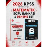 Pegem 2026 Kpss Ezberbozan Matematik Soru Bankası & Kpss Matematik 6 Deneme Evp Akademi Seti
