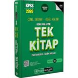 Pegem 2026 Kpss Genel Yetenek Genel Kültür Konu Anlatımlı Tek Kit