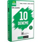 Pegem 2026 KPSS Genel Yetenek Genel Kültür Ön Lisans 10 Deneme Çözümlü Pegem Akademi Yayınları
