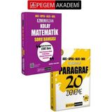 Pegem 2026 Kpss Meb-Ags Ales Dgs Kolay Matematik Ezberbozan Soru Bankası + Paragraf Ezberbozan 20 Deneme 2 Li Set