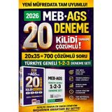 Pegem 2026 MEB AGS Türkiye Geneli 1-2-3 (3'lü Deneme Seti) & MEB-AGS Kilidi 20 Deneme Yargı Yayınları Seti