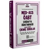 Pegem 2026 Öabt Meb-Ags Coğrafya Öğretmenliği Çıkmış Sorular Çözümlü Pegem Akademi Yayınları