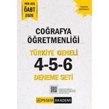 Pegem 2026 Öabt Meb-Ags Coğrafya Öğretmenliği Türkiye Geneli 3 Deneme (4-5-6) Pegem Akademi Yayınları