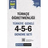 Pegem 2026 Öabt Türkçe Öğretmenliği Türkiye Geneli 3 Deneme (4-5-6) Pegem Akademi Yayınları