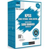 Pegem 2026 Ön Lisans Soru Bankası Modüler Set Genel Yetenek Genel Kültür Tamamı Çözümlü (5 Kitap)