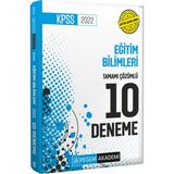 Pegem Akademi 2022 KPSS Eğitim Bilimleri 10'lu Deneme Kitabı Çözümlü Üniversite Hazırlık Sınavı İçin