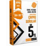 Pegem Akademi 2023 KPSS Genel Yetenek Genel Kültür Çıkmış Sorular Son 5 Sınav