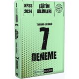 Pegem Akademi 2024 KPSS Eğitim Bilimleri 7'li Deneme Seti Ciltsiz 168 Sayfa Kolay Taşınabilir