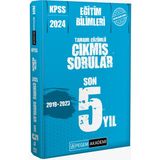 Pegem Akademi 2024 KPSS Eğitim Bilimleri Çıkmış Sorular Son 5 Sınav 120 Sayfa Mesleki Hazırlık Rehberi