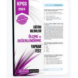 Pegem Akademi 2024 KPSS Eğitim Bilimleri Ölçme ve Değerlendirme Yaprak Test