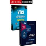 PEGEM AKADEMİ 2025 YDS İngilizce Çıkmış Sorular + YDS YÖKDİL WoW! Words of Wisdom Seti (2.Kitap)
