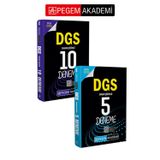 PEGEM AKADEMİ 2026 DGS Tamamı Çözümlü 10 Deneme + 2026 DGS Tamamı Çözümlü 5 Deneme Seti (2.Kitap)