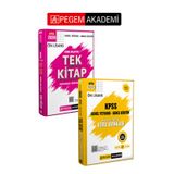 PEGEM AKADEMİ 2026 KPSS Genel Yetenek Genel Kültür Ön Lisans Konu Anlatımlı Tek Kitap + 2026 KPSS Ön