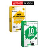 PEGEM AKADEMİ 2026 KPSS Ön Lisans Soru Bankası Genel Yetenek Genel Kültür Tamamı Video Çözümlü + 202