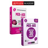 PEGEM AKADEMİ 2026 MEB AGS Soru Bankası Tamamı Çözümlü Mevzuat + 2026 MEB AGS Mevzuat 30 Deneme Tama