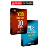 PEGEM AKADEMİ 2026 YDS İngilizce Çıkmış Sorular + 2026 YDS İngilizce 10 Deneme Seti (2.Kitap)