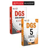 PEGEM AKADEMİ 2027 DGS Tamamı Çözümlü Soru Bankası + 2027 DGS Tamamı Çözümlü 5 Deneme Seti (2.Kitap)