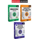 PEGEM AKADEMİ KPSS A Grubu İktisat Konu Anlatımlı Set - 3 Kitap