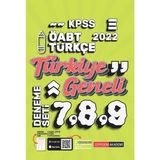Pegem Akademi Yayıncılık 2022 KPSS ÖABT Türkçe 7-8-9 (3'lü Deneme)