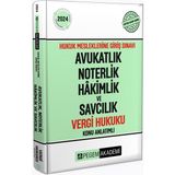 Pegem Akademi Yayıncılık 2024 Hukuk Mesleklerine Giriş Sınavı Avukatlık Noterlik Hakimlik ve Savcılık vergi Hukuku Konu Anlatımlı