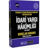 Pegem Akademi Yayıncılık 2024 İktisadi ve İdari Bilimler Fakültesi Mezunları için İdari Yargı Hakimliği Ön Sınavı Borçlar Hukuku Konu Anlatımlı