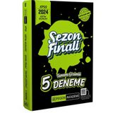 Pegem Akademi Yayıncılık 2024 KPSS Eğitim Bilimleri Sezon Finali Tamamı Çözümlü 5 Deneme