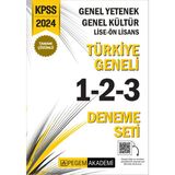 Pegem Akademi Yayıncılık 2024 KPSS Genel Yetenek Genel Kültür Lise-Ön Lisans Tamamı Çözümlü Deneme Seti