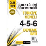 Pegem Akademi Yayıncılık 2024 KPSS ÖABT Beden Eğitimi Öğretmenliği Türkiye Geneli 4 - 5 - 6 Deneme Seti