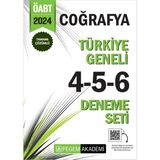 Pegem Akademi Yayıncılık 2024 KPSS ÖABT Coğrafya Tamamı Çözümlü Türkiye Geneli 4-5-6 (3'lü