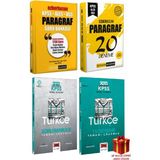 Pegem Akademi Yayıncılık 2024 Paragraf Soru Bankası + Deneme + Yargı TürkçeSoru Bankası + Türkçe Deneme + Hediye