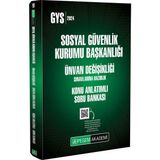 Pegem Akademi Yayıncılık 2024 Sosyal Güvenlik Kurumu Başkanlığı Ünvan Değişikliği Sınava Hazırlık Konu Anlatımlı Soru Bankası