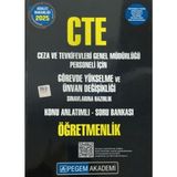 Pegem Akademi Yayıncılık 2025 Gys Cte Adalet Bakanlığı Ceza ve Tevkifevleri Genel Müdürlüğü Personeli Için Görevde Yükselme ve Ünvan Değişikliği Sınavlarına Hazırlık Konu Anlatımlı Soru Bankası Öğretmenlik