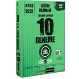 Pegem Akademi Yayıncılık 2025 KPSS Eğitim Bilimleri Tamamı Çözümlü 10 Deneme