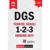Pegem Akademi Yayıncılık 2026 Dgs Tamamı Çözümlü Türkiye Geneli 1-2-3 (3'lü Deneme Seti)