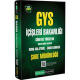 Pegem Akademi Yayıncılık 2026 GYS İçişleri Bakanlığı Görevde Yükselme Sınavlarına Hazırlık