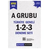 Pegem Akademi Yayıncılık 2026 KPSS A Grubu Tamamı Çözümlü Türkiye Geneli 1-2-3 (3'lü Deneme Seti)