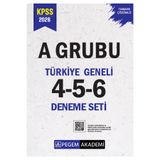 Pegem Akademi Yayıncılık 2026 KPSS A Grubu Tamamı Çözümlü Türkiye Geneli 4-5-6 (3'lü Deneme Seti)
