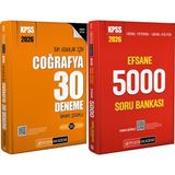 Pegem Akademi Yayıncılık 2026 Kpss Efsane 5000 Tamamı Çözümlü Soru Bankası - 2026 Kpss Coğrafya 30 Deneme Çözümlü
