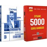 Pegem Akademi Yayıncılık 2026 Kpss Efsane 5000 Tamamı Çözümlü Soru Bankası - 2026 Kpss Coğrafya Tamamı Çözümlü Soru Bankası