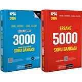 Pegem Akademi Yayıncılık 2026 Kpss Efsane 5000 Tamamı Çözümlü Soru Bankası - 2026 Kpss Ezberbozan 3000 Soru