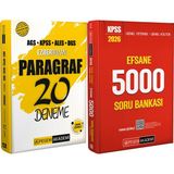Pegem Akademi Yayıncılık 2026 Kpss Efsane 5000 Tamamı Çözümlü Soru Bankası - 2026 Kpss Ezberbozan Paragraf 20 Deneme
