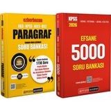 Pegem Akademi Yayıncılık 2026 Kpss Efsane 5000 Tamamı Çözümlü Soru Bankası - 2026 Kpss Ezberbozan Paragraf Çözümlü Soru