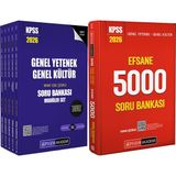 Pegem Akademi Yayıncılık 2026 Kpss Efsane 5000 Tamamı Çözümlü Soru Bankası - 2026 Kpss Lisans Soru Bankası Seti - (5 Kitap)